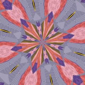 prydnad #72,2019,(blandade media) av Alex Caminker