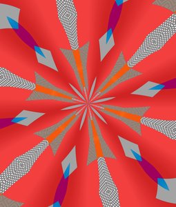 ornament #111,(blandade media) av Alex Caminker
