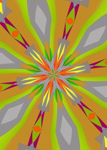 ornament #112,(blandade media) av Alex Caminker