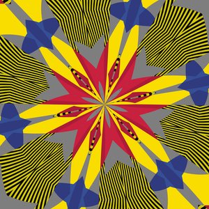 symmetri #30,2019,(blandade media) av Alex Caminker