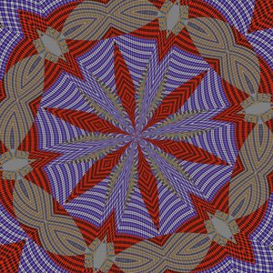 symmetri #33,2019,(blandade media) av Alex Caminker