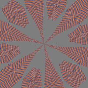 symmetri #37,2019,(blandade media) av Alex Caminker