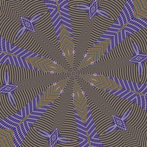 symmetri #38,2019,(blandade media) av Alex Caminker