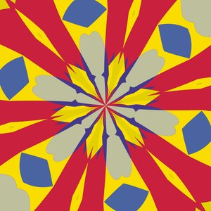 symmetri #45,2019,(blandade media) av Alex Caminker