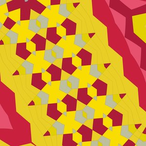 symmetri #46,2019,(blandade media) av Alex Caminker