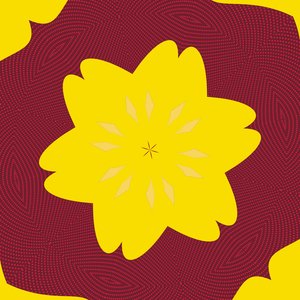 symmetri #50,2019,(blandade media) av Alex Caminker