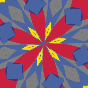 symmetri #54,2019,(blandade media) av Alex Caminker