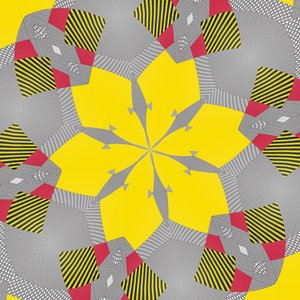 symmetri #9,2019,(blandade media) av Alex Caminker