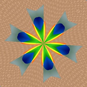 untitled,2019,(blandade media) av Alex Caminker