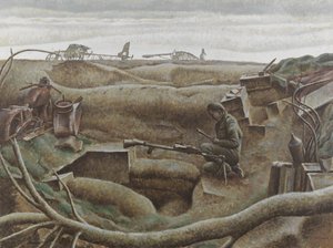 Nijmegen Salient, december 1944 (olja på duk)