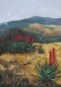 Red Aloes Desert Hills av Alex Cornell