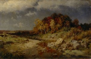 Blåsig höstdag, 1903 av Alexander Alexeyevich Kiselev