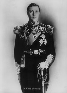 Kung Edvard VIII (svart/vitt foto)