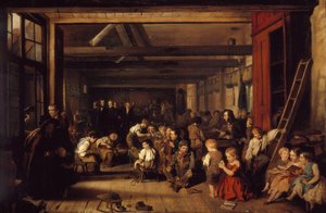 The First Ragged School, Westminster, 1851.