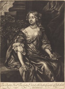 Den rätta ärade Lady Elizabeth Butler, grevinna av Chesterfield av Alexander Browne after Sir Peter Lely