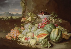 Stilleben med frukt