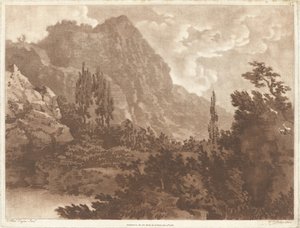 En andra teckning gjord från samma blot av Alexander Cozens and William Pether