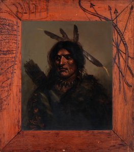 Indisk man med koger, 1886. av Alexander Davis Cooper