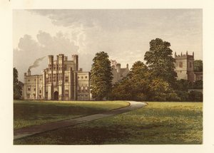 Coughton Court, Warwickshire, England. av Alexander Francis (after) Lydon