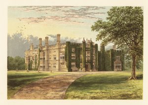 Drakelowe Hall, Derbyshire, England. av Alexander Francis (after) Lydon