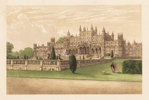 Eaton Hall, Cheshire, England. av Alexander Francis (after) Lydon