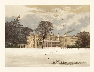 Ednaston Lodge, Derbyshire, England. av Alexander Francis (after) Lydon