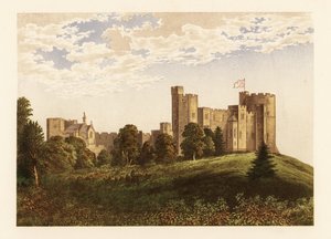 Peckforton Castle, Cheshire, England. av Alexander Francis (after) Lydon