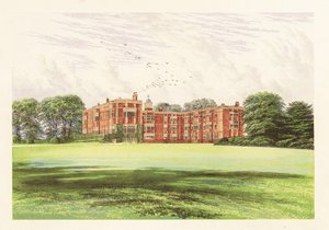 Temple Newsam, Yorkshire, England. ,1880 (gravyr) av Alexander Francis (after) Lydon