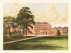 Trafalgar House, Wiltshire, England. ,1880 (gravyr) av Alexander Francis (after) Lydon