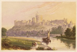 Windsor Castle, Berkshire, England. 1880 (gravyr)