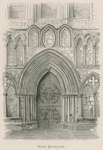 Bolton Priory, västra ingången av Alexander Francis Lydon