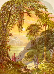 Christian and Hopeful in the land of Beulah, från The Pilgrims Progress av John Bunyan, publicerad ca 1880 av Alexander Francis Lydon