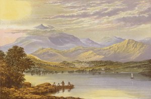 Coniston sjö av Alexander Francis Lydon