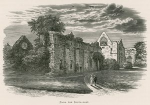 Dryburgh Abbey, från sydöst