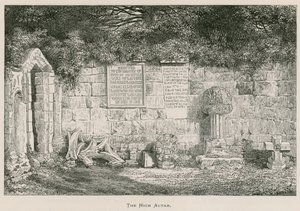 Dryburgh Abbey, Högaltaret av Alexander Francis Lydon
