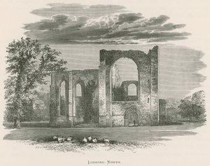Furness Abbey, med utsikt mot norr av Alexander Francis Lydon