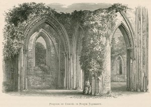 Glastonbury Abbey, del av kapellet i North Transept