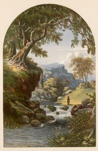 Illustration för Bryants The Rivulet av Alexander Francis Lydon