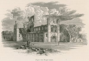 Kirkstall Abbey, från nordväst av Alexander Francis Lydon
