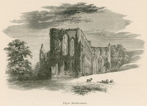 Rievaulx Abbey, från sydöst av Alexander Francis Lydon