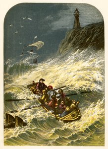 Robinson Crusoe lämnar hemmet och är skeppsbruten av Alexander Francis Lydon