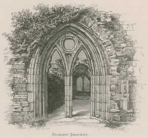 Tintern Abbey, Sacristy Doorway av Alexander Francis Lydon
