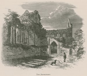 Tintern Abbey, matsalen av Alexander Francis Lydon