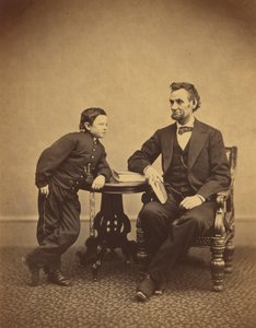Abraham Lincoln och hans son Thomas (Tad)
