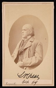 Porträtt av Salmon Portland Chase 1808-1873, oktober 1864. av Alexander Gardner