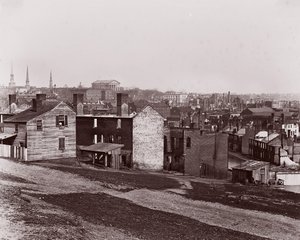Richmond efter evakueringen, 1865. av Alexander Gardner