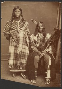 [Oidentifierat indiansk par]