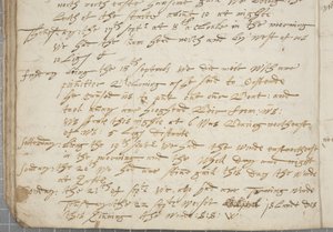 Journal of Alexander Gillespie, detalj, 1674 av Alexander Gillespie