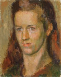 Porträtt av Anne Olivier Popham (senare Mrs Quentin Bell) 1939
