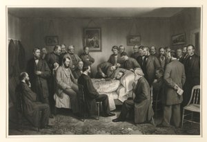 Lincoln på sin dödsbädd